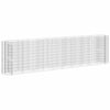 vidaXL Strat &icirc;nălțat gabion, 400x50x100 cm, fier galvanizat
