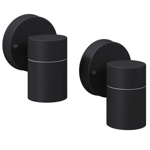 vidaXL Corp iluminat LED perete exterior 2 buc, oțel inoxidabil, jos