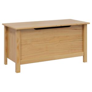 vidaXL Cutie de depozitare HILL Maro miere 90 x 40 x 45 cm