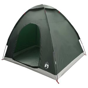 vidaXL Cort de Camping 2 persoană Verde Army