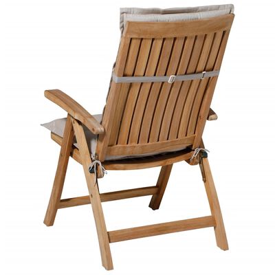 Madison Pernă de scaun spătar înalt Panama, bej deschis, 123 x 50 cm