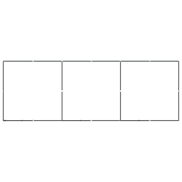 vidaXL Padoc pentru câini de exterior, 11,06 m², oțel