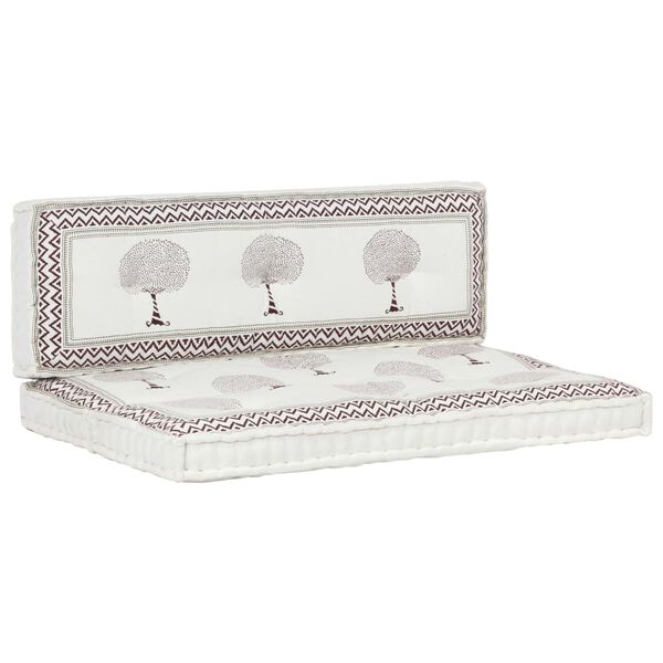 vidaXL Set de perne canapea din paleți de grădină, 2 buc., imprimat