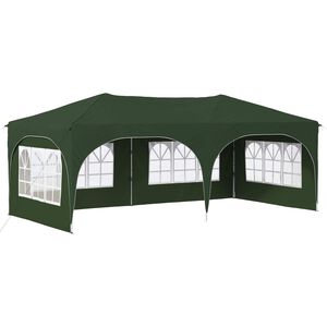 vidaXL Cort de Petrecere Pop-up 575 x 288 x 245 cm Verde