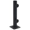 vidaXL Suport de umbrelă pentru st&acirc;lp de &Oslash;32/34/38 mm, negru mat, oțel