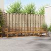 vidaXL Set de canapele de exterior 5 pcs natural Lemn Solid de Acacia