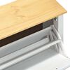 vidaXL Dulap pentru pantofi cu raft Corona Alb 99 x 32 x 49 cm