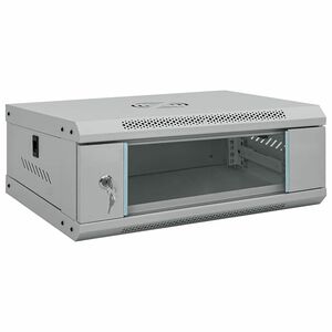 vidaXL Dulap de rețea cu depozitare Gri 53 x 35 x 21 cm Oțel