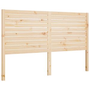vidaXL Tăblie de pat, 156x4x100 cm, lemn masiv de pin