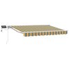 vidaXL Cadru manual de marchiză cu LED-uri 3,5 x 2,5 m
