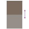 vidaXL Jaluzea cu role opace cafea 130x210 cm lățime material 126,6 cm