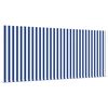 vidaXL Cortina Retractabilă Manual Albastru și Alb 300 x 250 cm