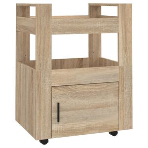 vidaXL Cărucior de bucătărie stejar sonoma 60x45x80 cm lemn prelucrat