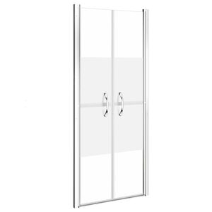 vidaXL Ușă cabină de duș, jumătate mat, 71 x 190 cm, ESG
