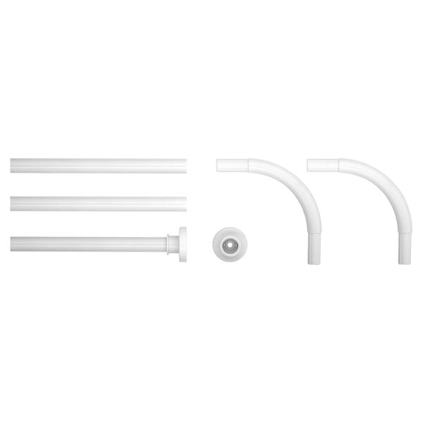 Sealskin Tijă de perdea de duș, alb