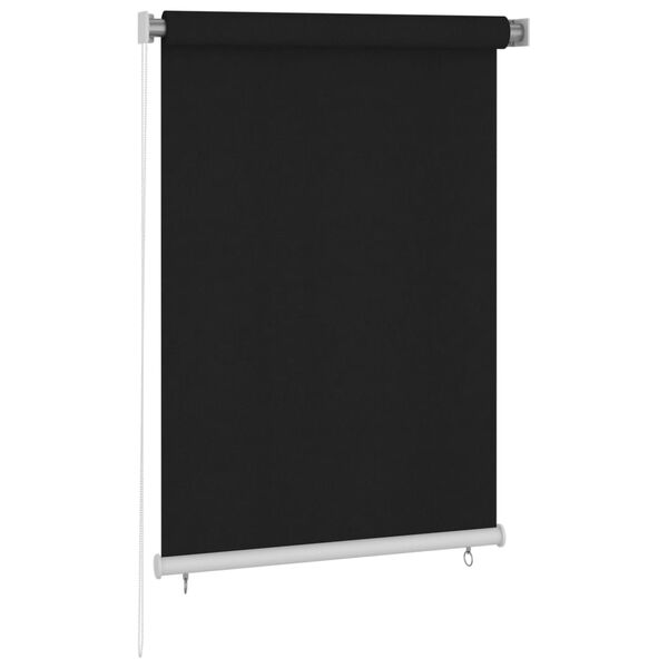 vidaXL Jaluzea tip rulou de exterior, 100 x 140 cm,negru