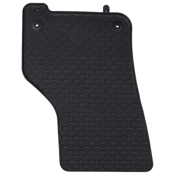 vidaXL Covor pentru mașină 4 pcs Negru Cauciuc