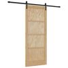 vidaXL Ușă glisantă natural 86 x 211 cm Lemn masiv de pin