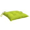 vidaXL Perne de scaun, 4 buc., verde aprins, 40x40x7 cm, textil oxford