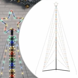 vidaXL Pom de Crăciun LED 861 LED-uri colorate 478 cm