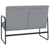 vidaXL Bancă, gri deschis, 100x64x80 cm, textil