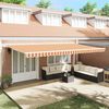 vidaXL Cortina Retractabilă Galben și portocalie 600 &times; 300 cm țesătură