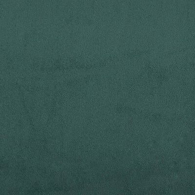 vidaXL Taburet, verde închis, 77x55x31 cm, catifea