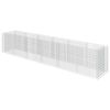 vidaXL Strat &icirc;nălțat gabion, 540 x 90 x 100 cm, oțel galvanizat