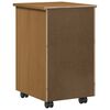 vidaXL Cabinet mobil MOSS Maro Miere 34 x 39 x 56 cm Lemn masiv de pin