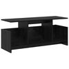 vidaXL Support TV 102 x 35 x 45 cm Stejar Negru Lemn prelucrat