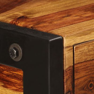 vidaXL Servantă cu 3 sertare, 110x35x75 cm, lemn masiv de sheesham
