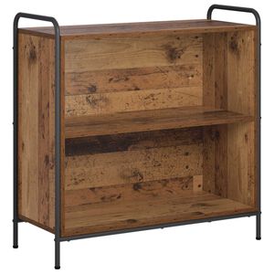vidaXL Dulap pentru cărți 80 x 33 x 80 cm Lemn prelucrat Lemn vechi