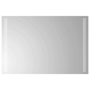 vidaXL Oglindă de baie cu LED Transparent 60 x 40 cm sticlă securizată