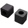 vidaXL Suport pentru Sertar 2 pcs Negru 15 x 15 x 15mm Copolimer PP