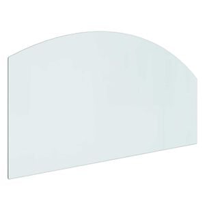 vidaXL Placă de sticlă pentru semineu Transparent 100 x 50 cm Sticlă