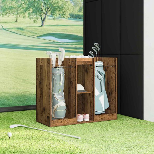 vidaXL Dulap Golf Simplu Lemn vechi 102 x 45 x 85,5 cm