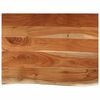 vidaXL Blat de baie, 80x60x2,5 cm, dreptunghiular, lemn masiv acacia