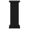 vidaXL Suport pentru plante Stejar Negru 33 x 33 x 80 cm Lemn compozit