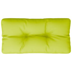 vidaXL Pernă de paleți, verde aprins, 70x40x12 cm, material textil