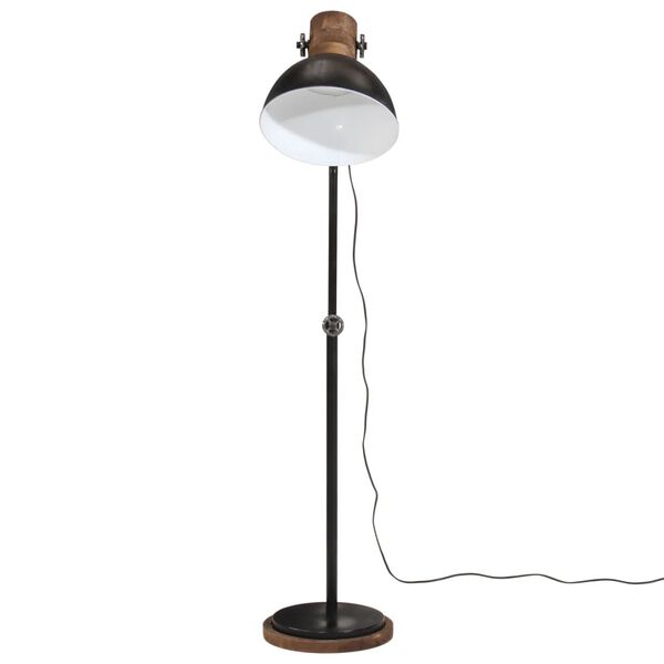 vidaXL Lampă de podea 25 W, negru, 30x30x100-150 cm, E27