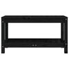 vidaXL Bancă de grădină, negru, 82,5x35x45 cm, lemn masiv de pin