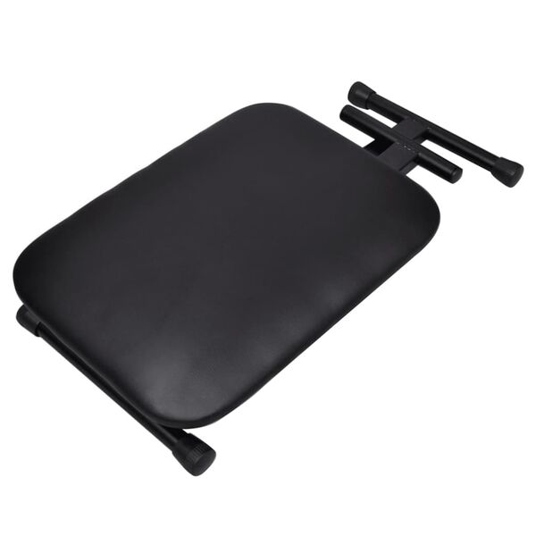 vidaXL Scaun pentru clapă & pian reglabil, pliabil