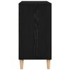 vidaXL Bufet Stejar Negru 103,5 x 35 x 70 cm Lemn compozit