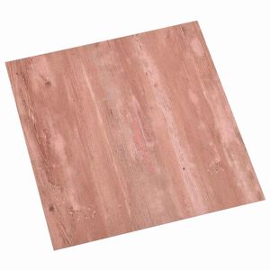 vidaXL Plăci de pardoseală autoadezive Roșu 30,5 x 30,5 cm 20 buc. PVC