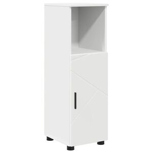 vidaXL Dulap de Baie cu ușă Alb 30 x 35 x 95 cm Lemn compozit & Metal