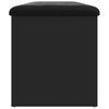 vidaXL Bancă de depozitare, negru, 102x42x45 cm, lemn prelucrat