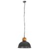 vidaXL Lampă suspendată industrială, gri, 42 cm, mango, E27, rotund