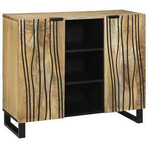 vidaXL Bufet Maro 90 x 33 x 75 cm Lemn masiv de mango