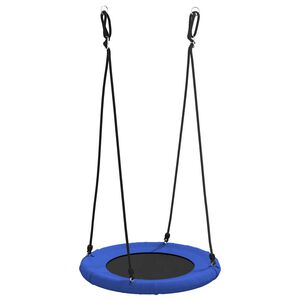 vidaXL Leagăn cu cuib albastru 100 x 100 x 180 cm Plastic