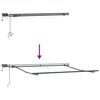 vidaXL Cortina Retractabilă Manual Roșu 350 x 250 cm țesătură